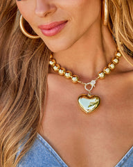 Heartline Heart Pendant Necklace