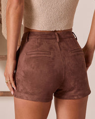 Crimsyn Faux Suede Shorts