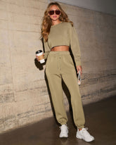 Selah Cropped Sweatshirt Top