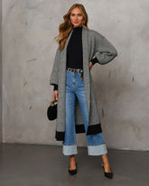 Herringbone Duster Cardigan