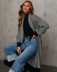 Herringbone Duster Cardigan