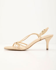 Amberline Strappy Metallic Heels