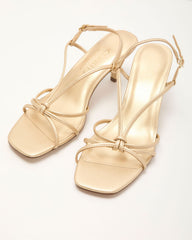 Amberline Strappy Metallic Heels