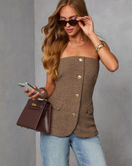 Chaylen Strapless Vest Top