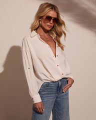 Emmah Button Down Top