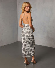 Klyra Abstract Maxi Dress