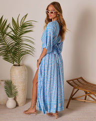 Beach Nectar Abstract Maxi Dress