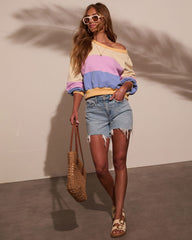 Lake Side Oversized Colorblock Pullover