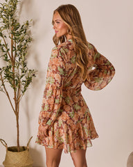 Allenah Drawstring Mini Dress