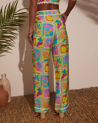 Shore Thing Novelty Wide Leg Pants