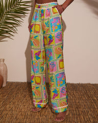 Shore Thing Novelty Wide Leg Pants