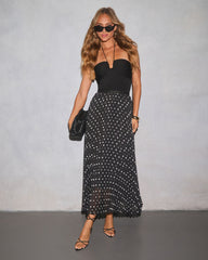 Korrina Polka Dot Midi Skirt