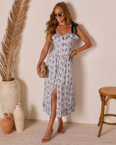 Canyon Crush Fit And Flare Maxi Dress