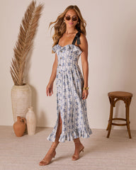 Canyon Crush Fit And Flare Maxi Dress