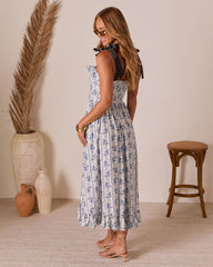 Canyon Crush Fit And Flare Maxi Dress