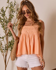 Juney Pleated Babydoll Tank