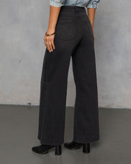 Sinoma Stretch High Rise Wide Leg Jeans