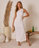 Rashie One Shoulder Midi Dress