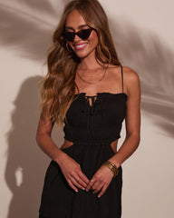 Valina Tiered Cut Out Maxi Dress