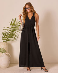 Salty Cabana Sleeveless Jumpsuit