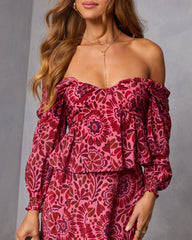 Amber Hour Off The Shoulder Top