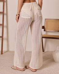 Gelato Please Open Knit Cover Up Pants