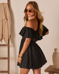 Seaside Swoon Off The Shoulder Mini Dress
