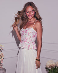 Islie Floral Peplum Top