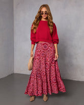 Amber Hour Maxi Skirt