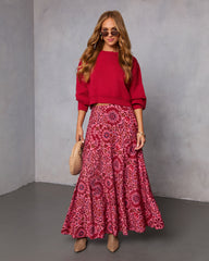 Amber Hour Maxi Skirt
