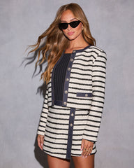 Ellah Contrast Striped Jacket