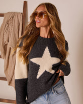 Luna Rae Star Intarsia Sweater