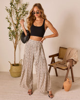 Mystic Wanderer Wide Leg Printed Pants