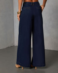 Annise Rigid High Waisted Wide Leg Jeans