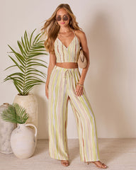 Meila Smocked Halter Top