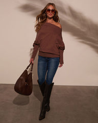 Everglow Off The Shoulder Sweater