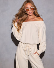 Dream A Little Off the Shoulder Jumpsuit