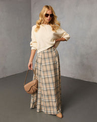 Foxcroft Plaid Maxi Skirt