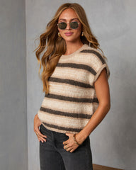 Sepia Breeze Striped Sweater