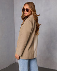 Mulberry Hour Contrast Panel Blazer