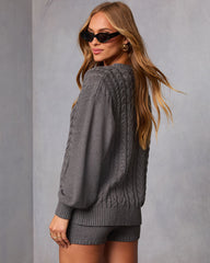 Serene Cable Knit Cardigan