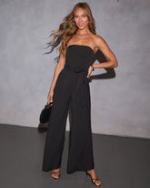Miah Waist Tie Jumpsuit