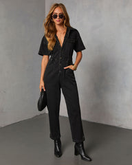 Emberelle Twill Jumpsuit