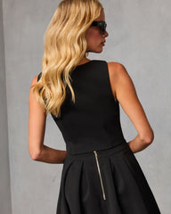 Velmira Buttoned Vest Top