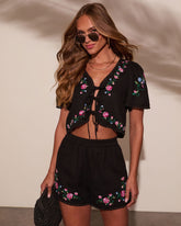 Weekend Whim Floral High Rise Shorts