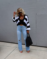 Eveleigh Relaxed Striped Cardigan