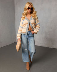 Esmarie Contrast Stripe Cardigan