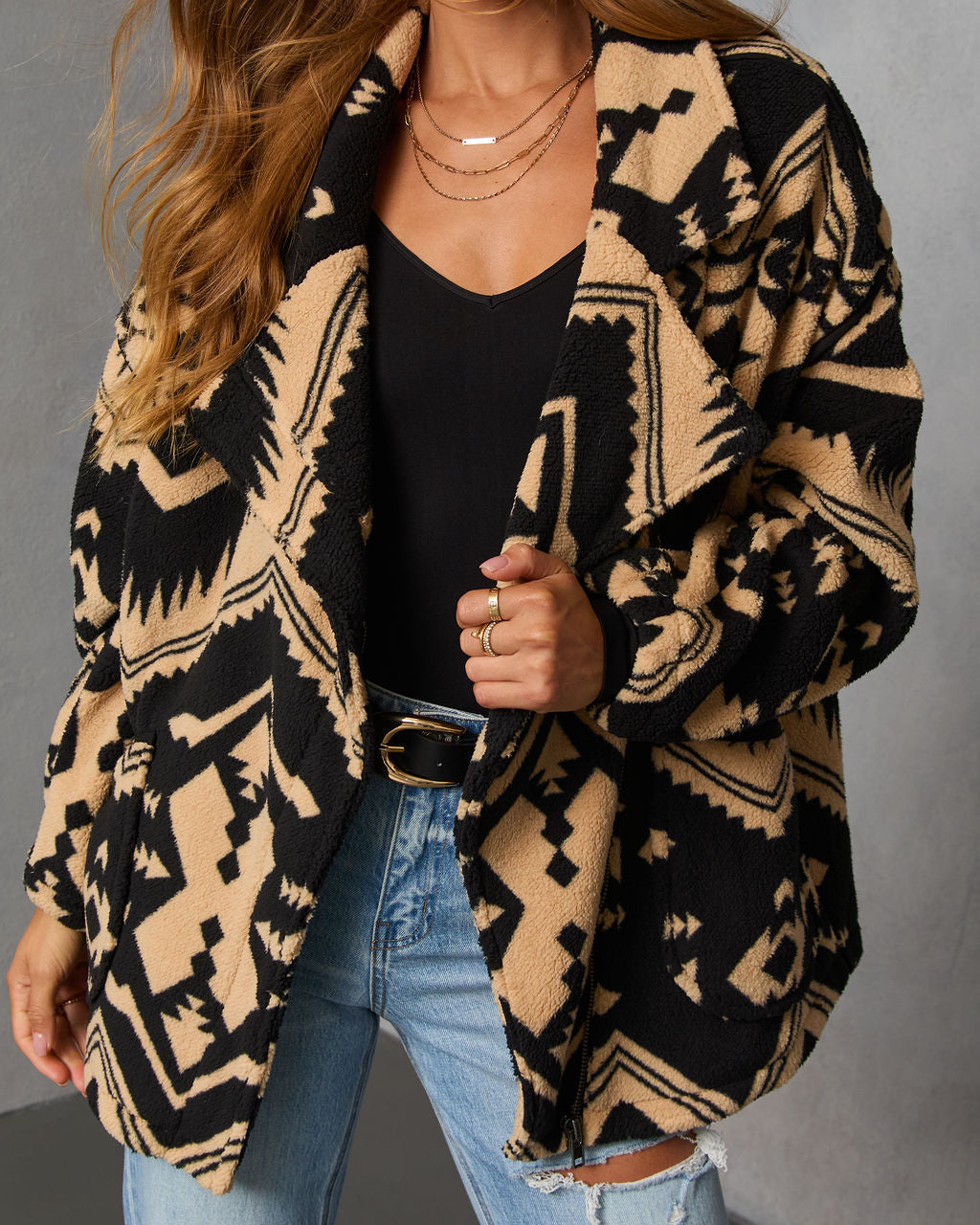 Marner Aztec Sherpa Moto Jacket