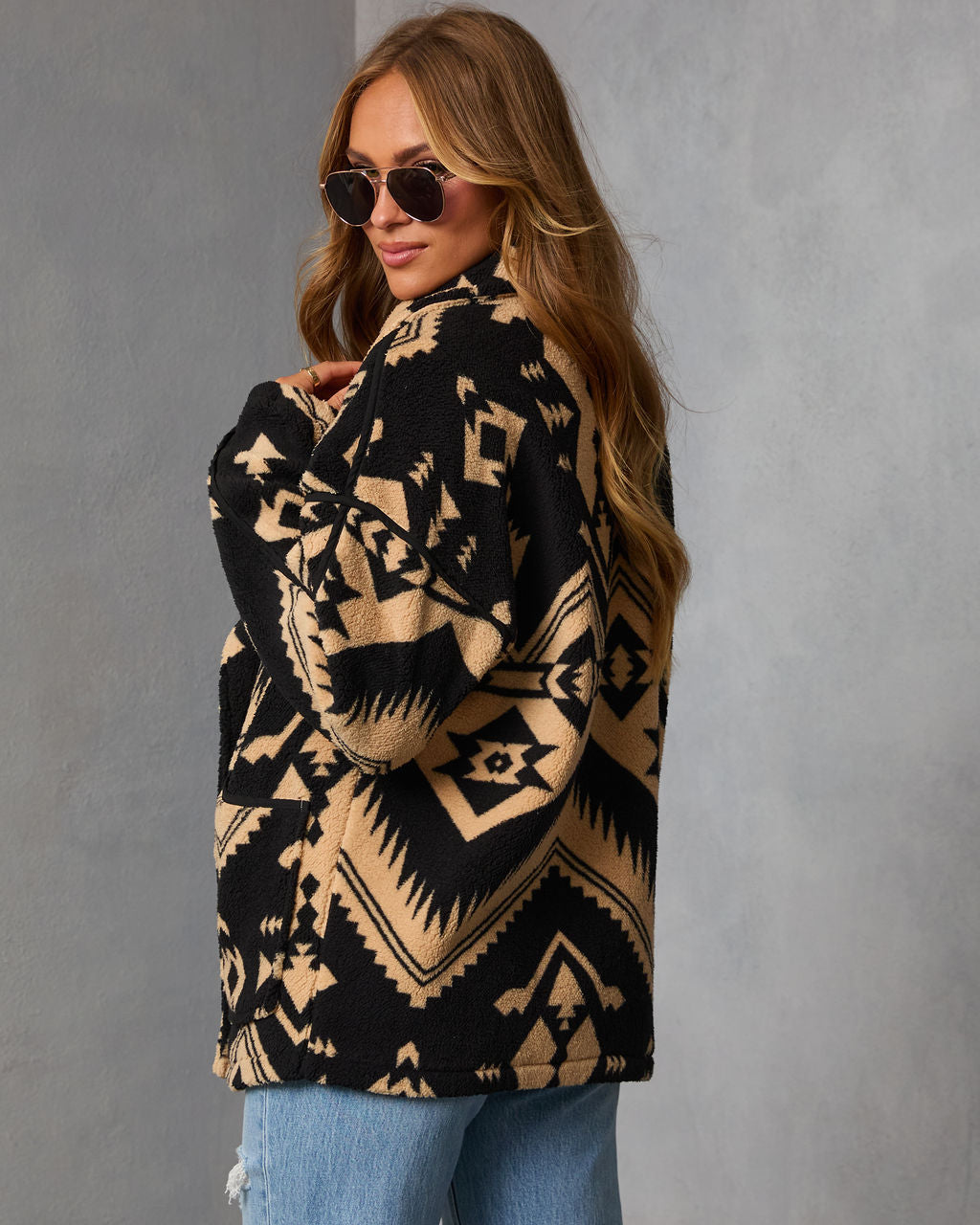 Marner Aztec Sherpa Moto Jacket