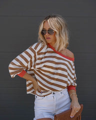 Morwenna Striped Long Sleeve Top
